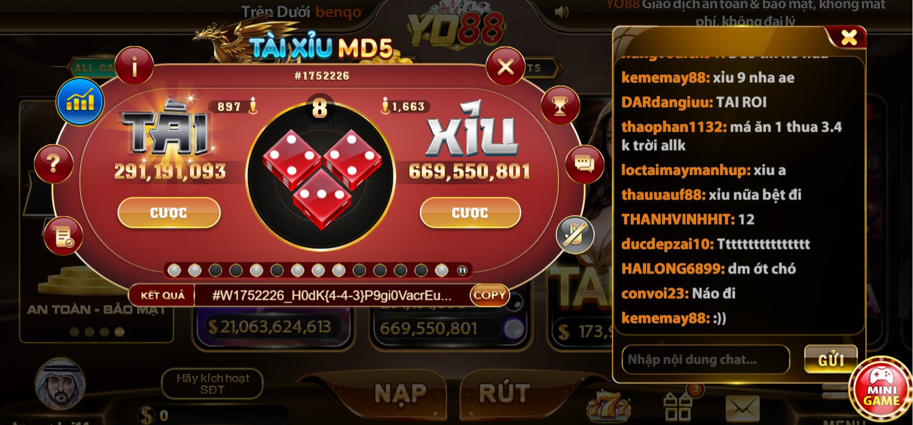 Tài Xỉu MD5 sử dụng công nghệ hiện đại để kiểm tra tính minh bạch kết quả