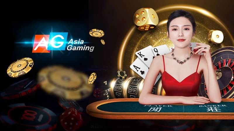 Sảnh casino AG đậm chất châu Á, với các Dealer xinh đẹp