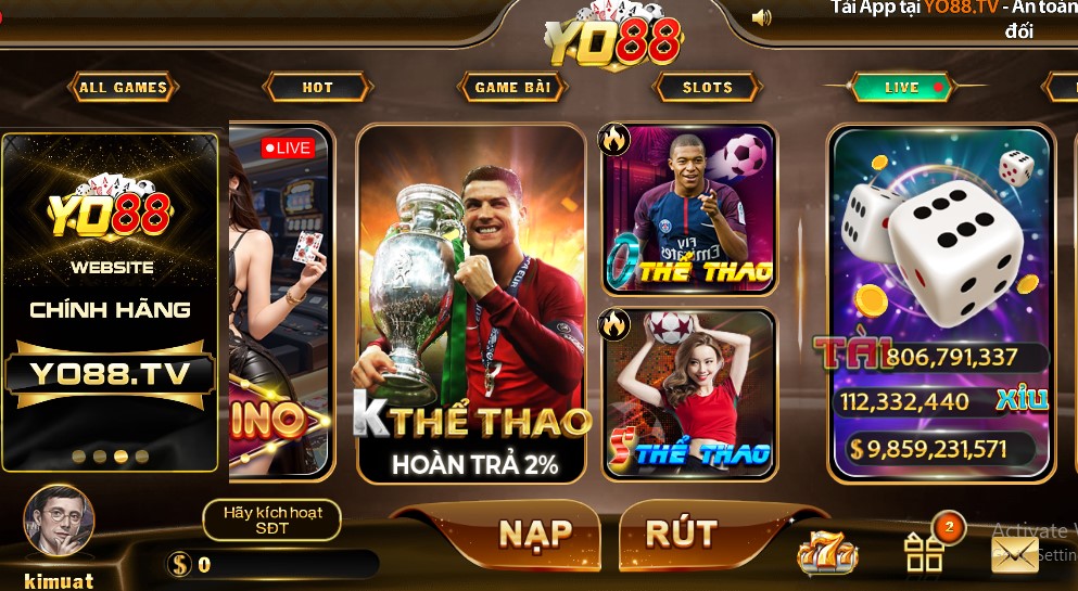 K Thể Thao - Sảnh cá cược đẳng cấp, chất lượng tại Yo88