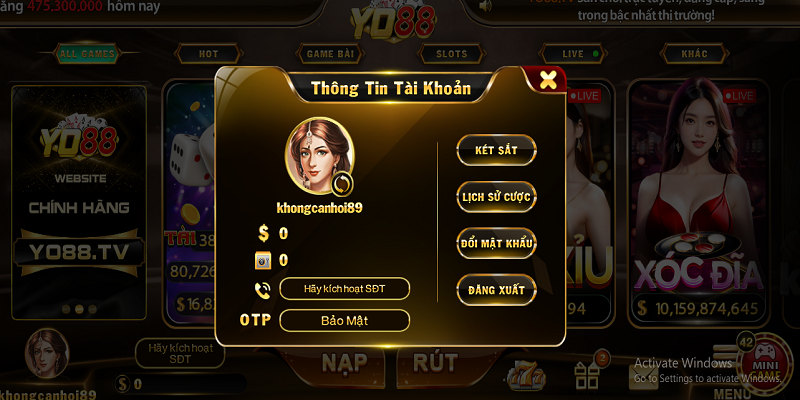 Bạn nên kết nối mạng internet mạnh cho thiết bị đăng nhập tài khoản Yo88